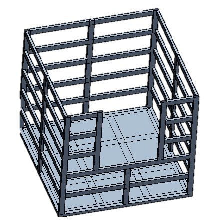 MEDS India 3D wireframe CAD design model
