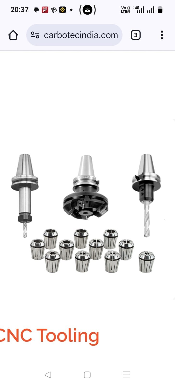 Carbotec CNC tooling systems