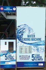 MEDES WVM-Alfa water vending machine detail view